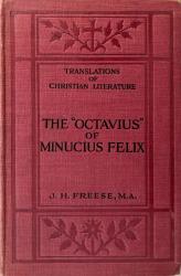 "Octavius" of Minucius Felix: Cover