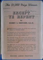 Except Ye Repent: Cover