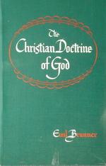 Christian Doctrine of God Dogmatics: Cover