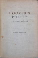Hooker's Polity in Modern English: Cover