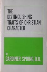 Distinguishing Traits of Christian Character: Cover
