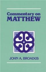 Commentary on Matthew: Cover