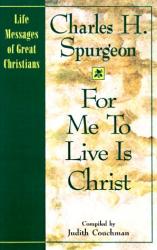For Me to Live is Christ: Cover