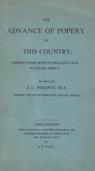 Advance of Popery in This Country: Cover
