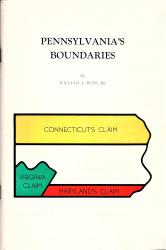 Pennsylvania's Boundaries: Cover