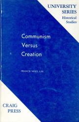 Communism Versus Creation: Cover