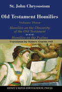 St. John Chrysostom: Homilies on the Old Testament Volume Three: Cover