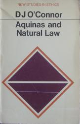 Aquinas and Natural Law: Cover