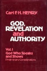 God, Revelation, and Authority: Cover