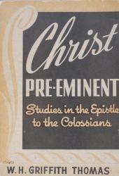 Christ Pre-Eminent: Cover
