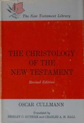 Christology of the New Testament: Cover