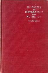 Disorders of Metabolism and Nutrition, Part 7: Cover