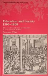 Education and Society, 1500-1800: Cover