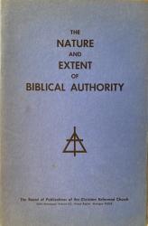 Nature and Extent of Biblical Authority: Cover