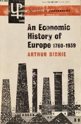 Economic History of Europe 1760-1939: Cover