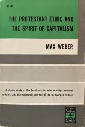 Protestant Ethic and the Spirit of Capitalism: Cover