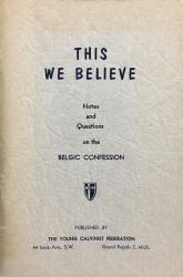  This We Believe: Cover