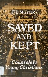 Saved and Kept: Cover