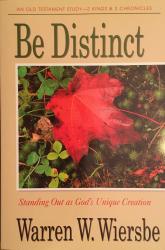 Be Distinct (2 Kings, 2 Chronicles): Cover