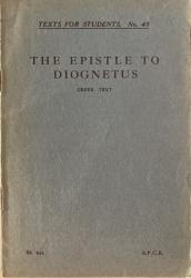 Epistle to Diognetus — Greek Text: Cover