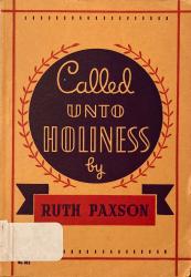 Called Unto Holiness: Cover
