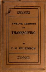 Twelve Sermons on Thanksgiving: Cover