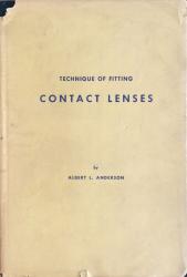 Technique of Fitting Contact Lenses: Cover