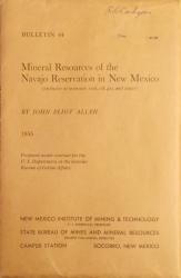 Mineral Resources of the Navajo Reservation in New Mexico: Front