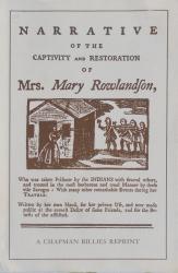 Narrative of the Capture and Rescue of Mary Rowlan: Cover