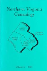 Northern Virginia Genealogy: Cover