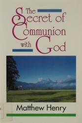 Secret of Communion with God: Cover