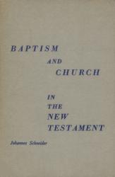 Baptism and Church in the New Testament: Cover