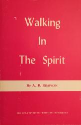 Walking in the Spirit: cover