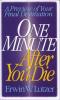 One Minute After You Die: Cover
