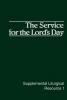 Service for the Lord's Day: Cover