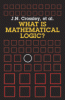 What Is Mathematical Logic: Cover