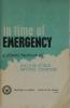 In time of emergency: Cover
