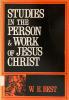 Studies in the Person & Work of Jesus Christ: Cover