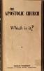 Apostolic Church: Which Is It?: Cover