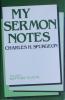 My Sermon Notes: Volume 3: Cover