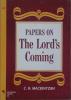 Papers on the Lord's Coming: Cover