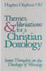 Themes and Variations for a Christian Doxology: Cover