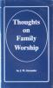 Thoughts on Family Worship: Cover