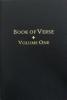Book of Verse: Volume One - Cover