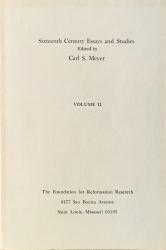 Sixteenth Century Essays and Studies, Volume II: Cover