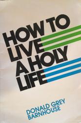 How to Live a Holy Life: Cover
