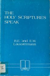 Holy Scriptures Speak: Cover
