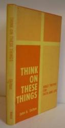Think On These Things: Cover