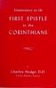 Commentary on the First Epistle to the Corinthians: Cover