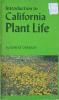 Introduction to California Plant Life: Cover